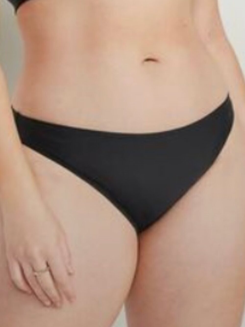 NWT Old Navy Black Bikini Swimsuit Bottoms sz XXL Summer Beach Low Waisted